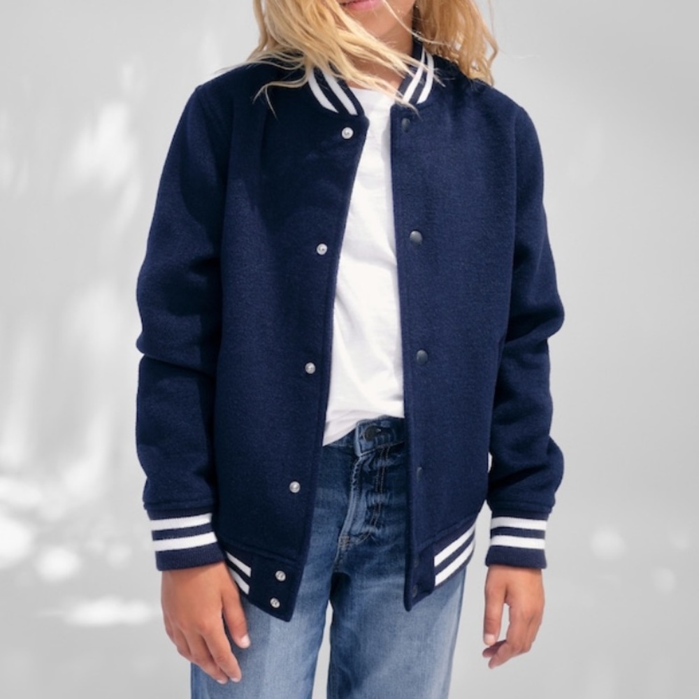 Gap Boys Removal Hooded Varsity Jacket. Worn once.
